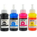 4 Pack Epson T664 High-Yield Compatible Ink Bottles